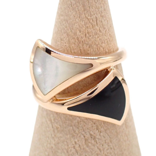 Bvlgari Ring 750 K18 Pg Rg 13 4965