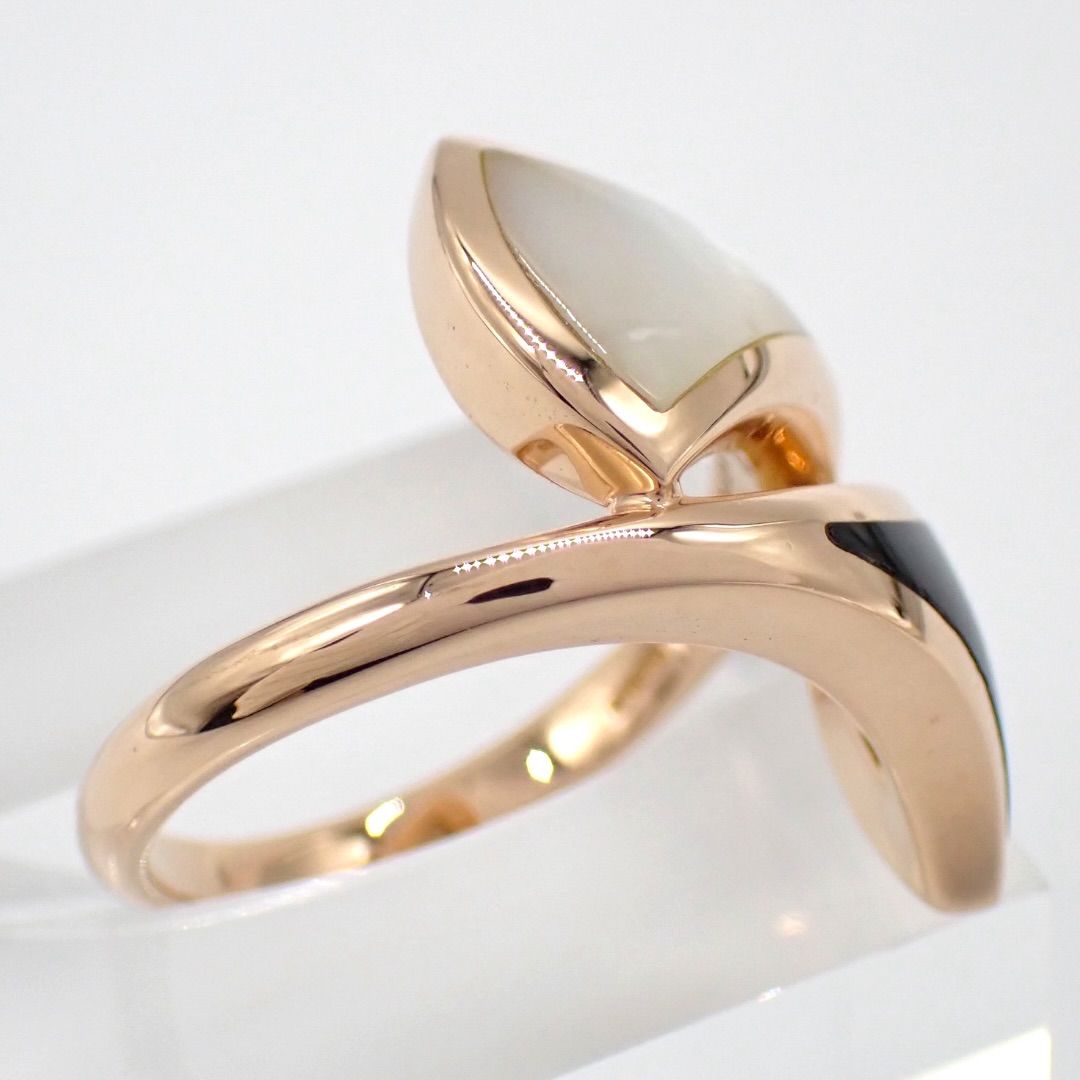 Bvlgari Ring 750 K18 Pg Rg 13 4965