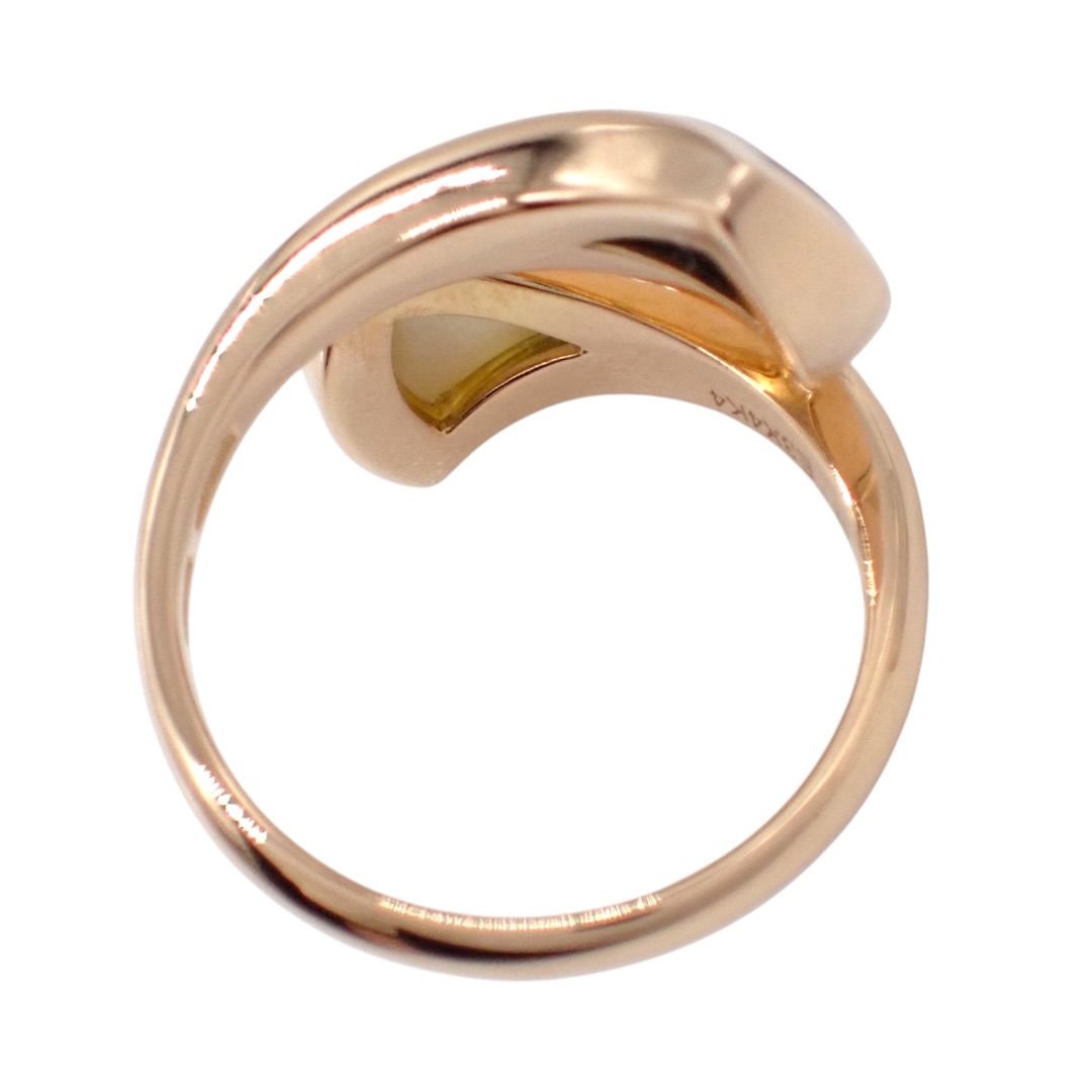 Bvlgari Ring 750 K18 Pg Rg 13 4965