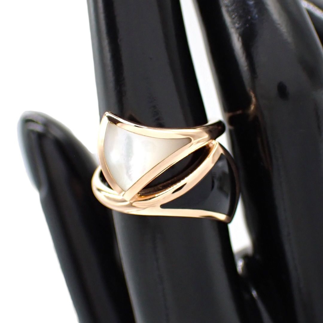 Bvlgari Ring 750 K18 Pg Rg 13 4965