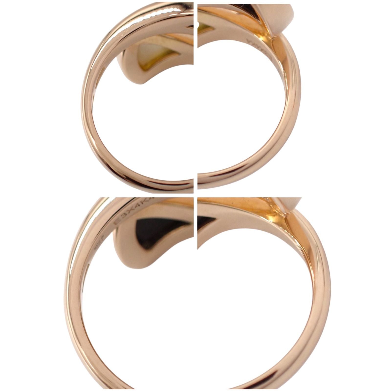 Bvlgari Ring 750 K18 Pg Rg 13 4965