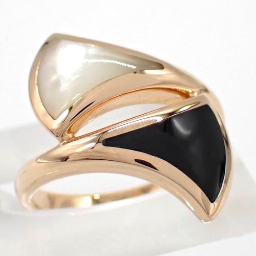 Bvlgari Ring 750 K18 Pg Rg 13 4965