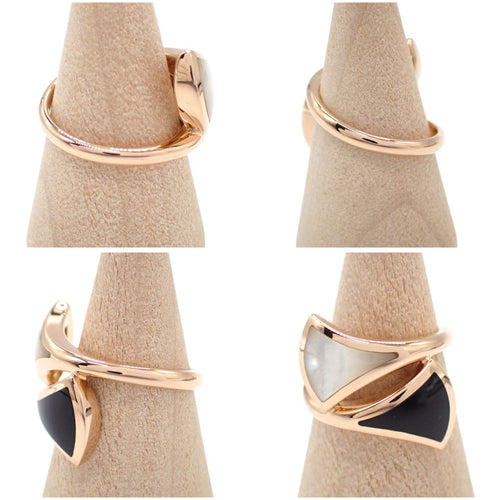 Bvlgari Ring 750 K18 Pg Rg 13 4965