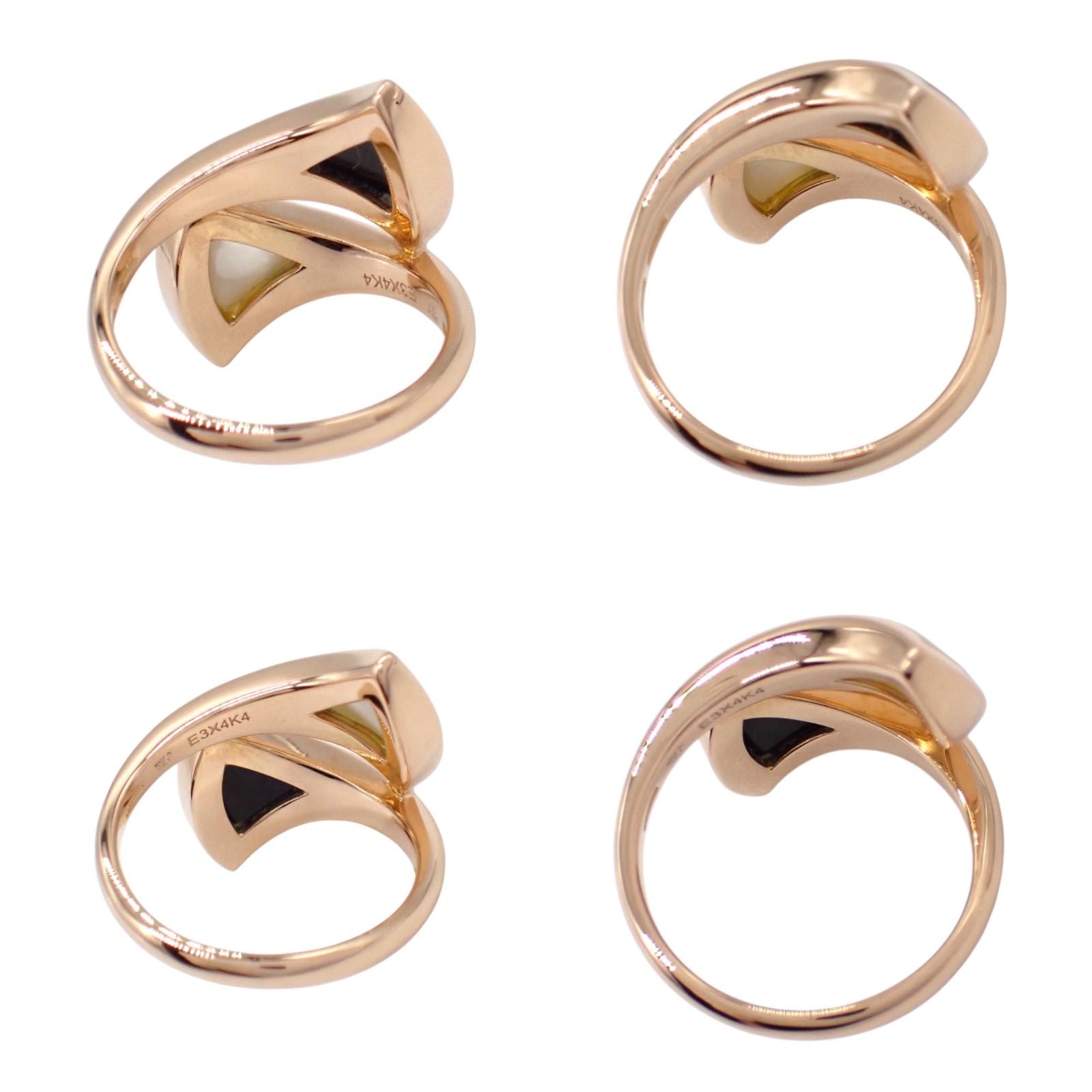 Bvlgari Ring 750 K18 Pg Rg 13 4965