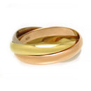 Cartier Ring Sm #51 B4086149 Au750 (K18Yg K18Wg K18Pg)