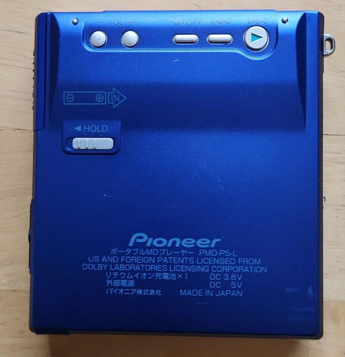 Pioneer Portable Md Players Pmd-P5
