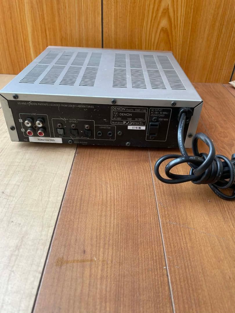 Denon Cd Md Cassette Deck Dmd-F102
