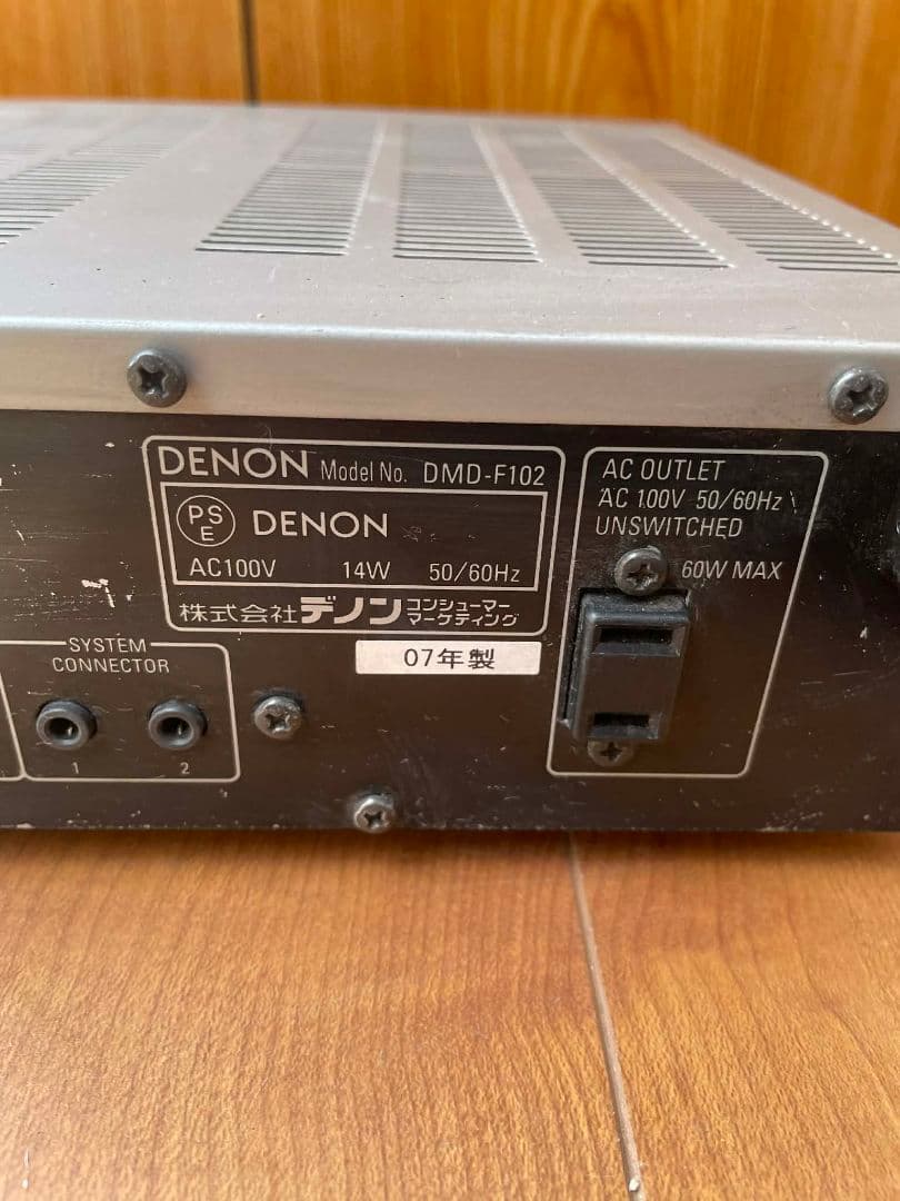 Denon Cd Md Cassette Deck Dmd-F102