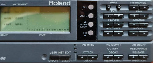 Roland Hardware Sound Source Sc-88 Midi