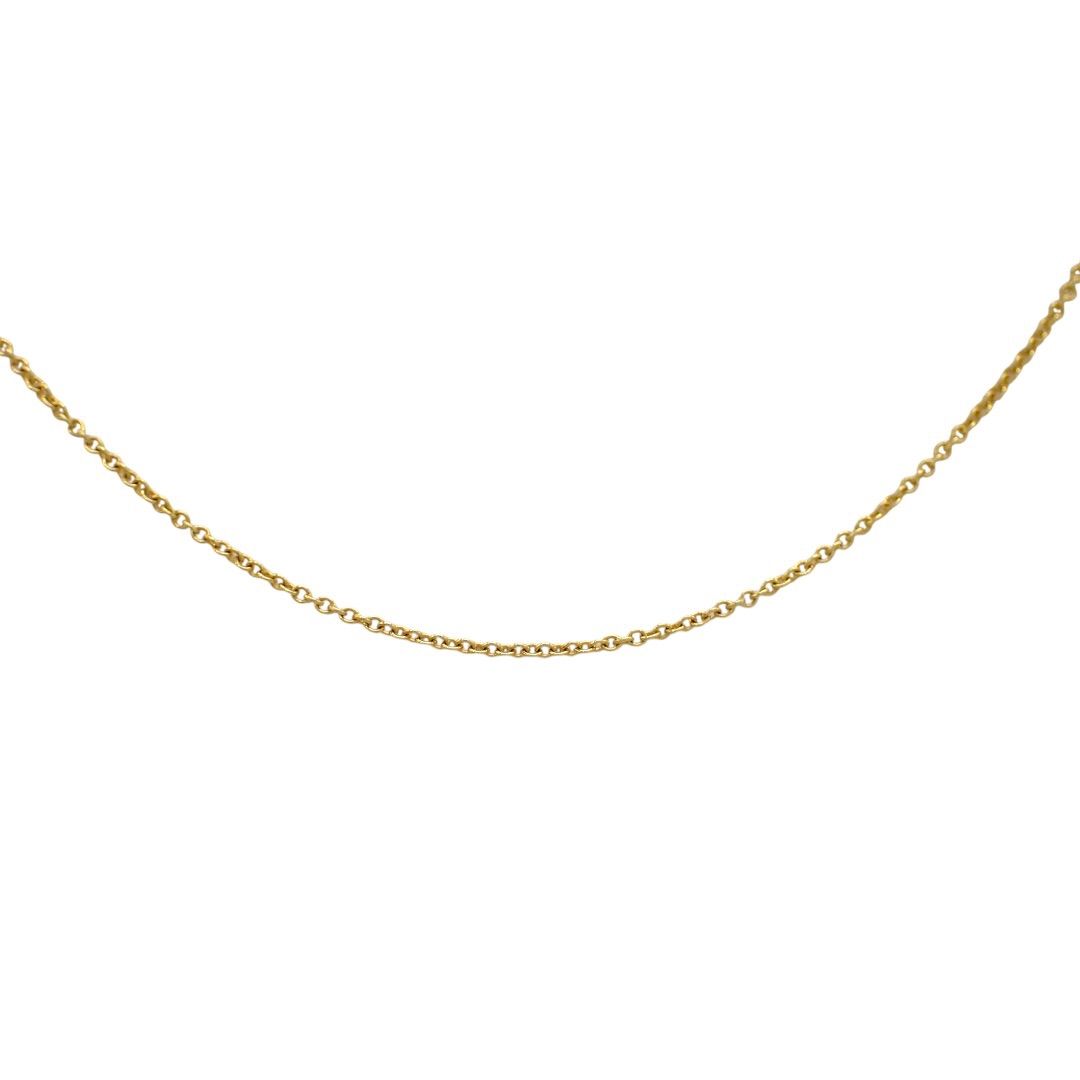 Tiffany Necklace Co. 750 K18 Yg 5077
