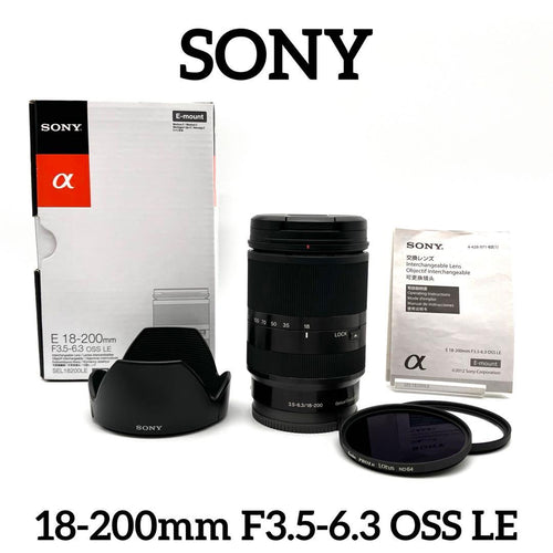 Sony Lens (Zoom) 18-200Mm F3.5-6.3 Oss Le Sel18200Le