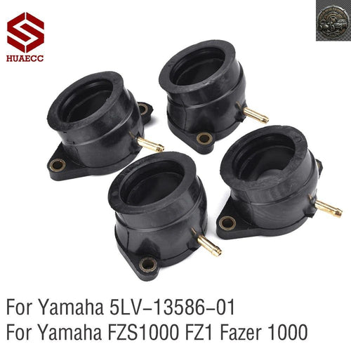 No Brand Others 4 Pcs Motorcycle Carburetor Interface Adapter Intake Manifold