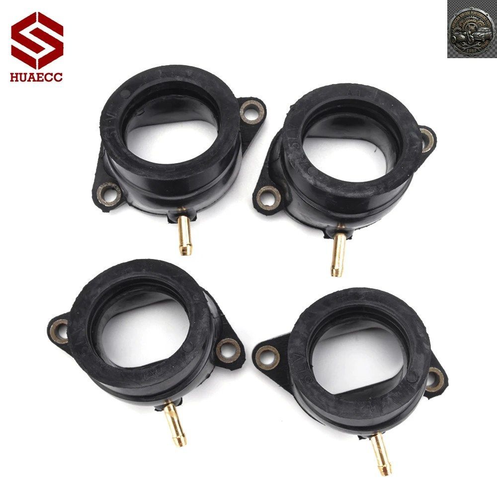 No Brand Others 4 Pcs Motorcycle Carburetor Interface Adapter Intake Manifold