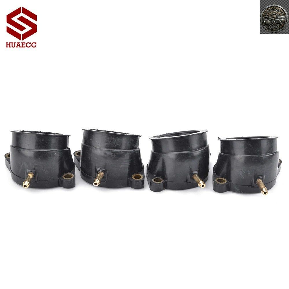 No Brand Others 4 Pcs Motorcycle Carburetor Interface Adapter Intake Manifold