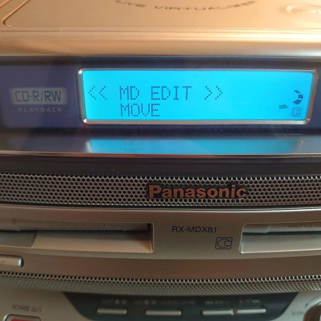 Panasonic Cd, Md Cassette Decks Rx-Mdx81