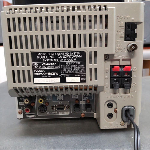 Victor Mini Component Systems Dvd/Cd/2Md/Usb/Fm/Am