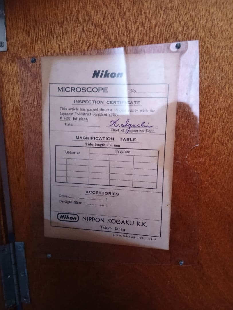 Nikon Microscope Mf