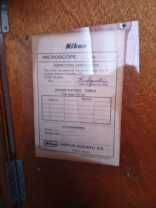 Nikon Microscope Mf