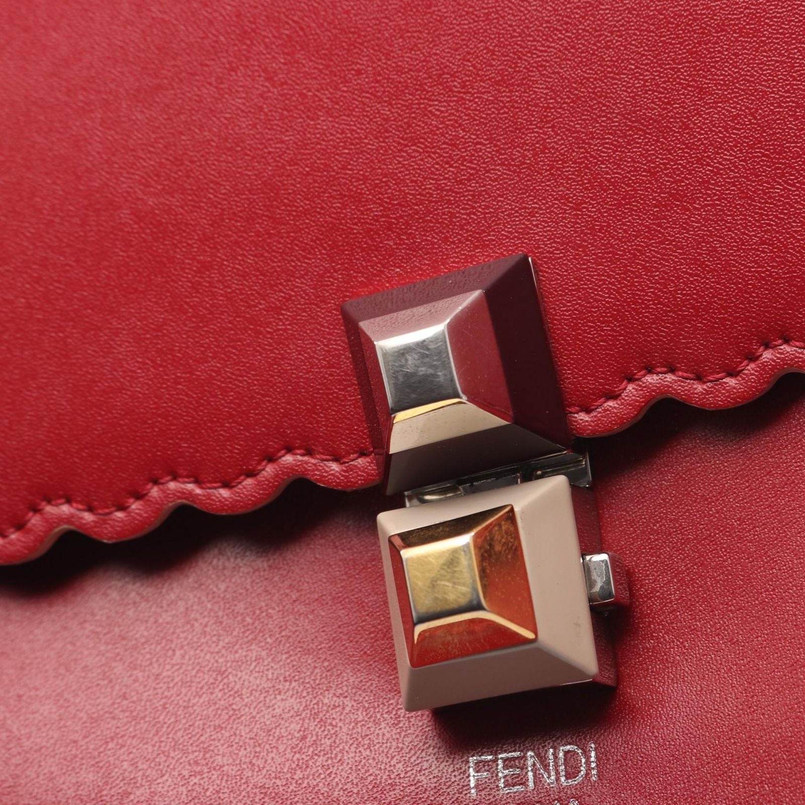 Fendi Shoulder Bag Mini Kan I 8M0381 2Way Used B