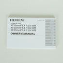 Fujifilm Lens (Single Focus) Xf33Mmf1.4 R Lm Wr X