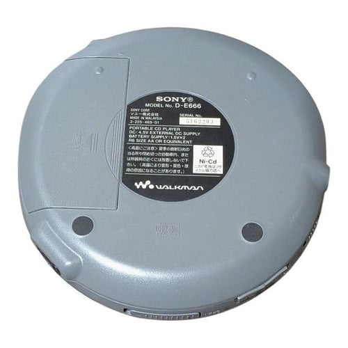 Sony Portable Cd Players Walkman D-E666