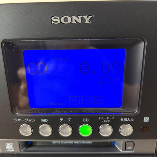 Sony Cd Md Cassette Deck Cmt-M35Wm