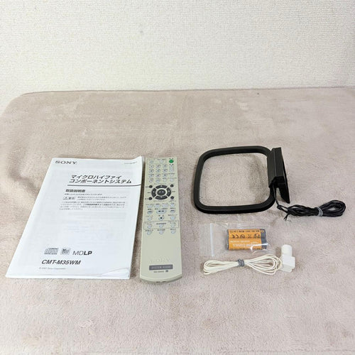 Sony Cd Md Cassette Deck Cmt-M35Wm