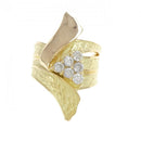 Ring K18Yg 0.38Ct
