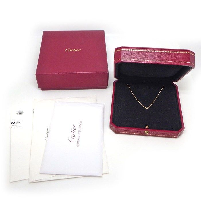 Cartier Necklace Xs B7224516 1 0.04Ct K18Pg