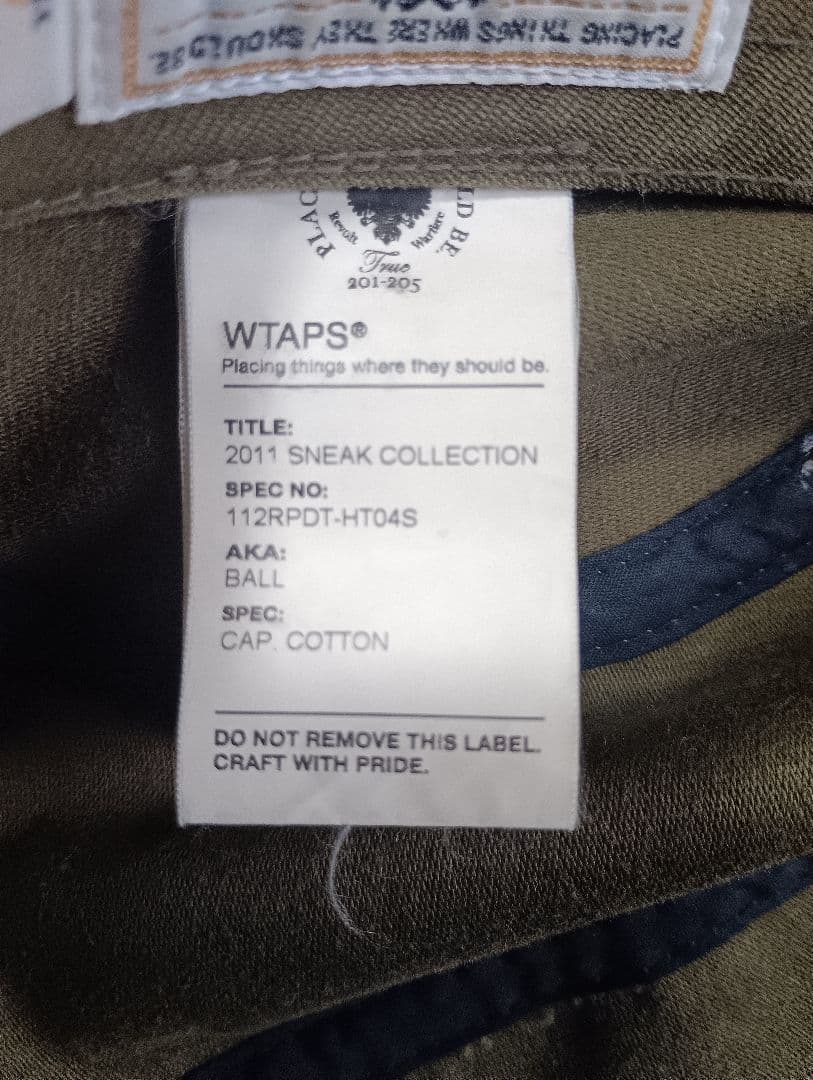 Wtaps Work Caps Cap
