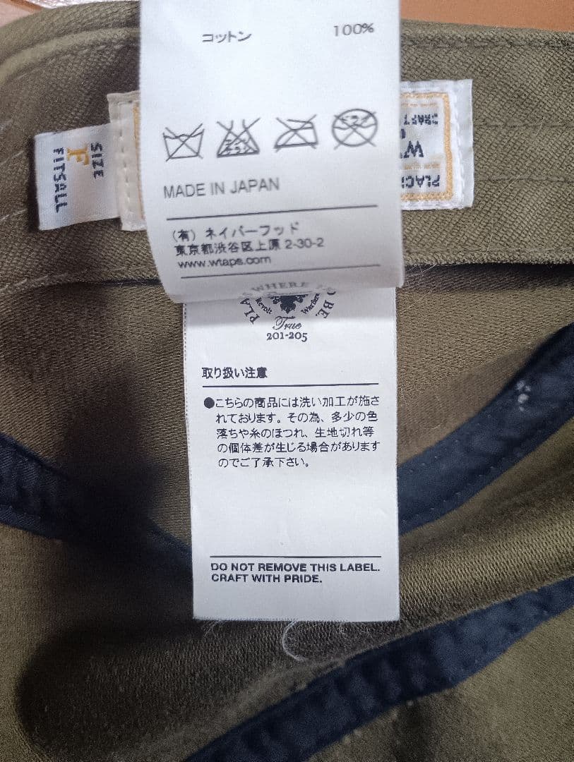 Wtaps Work Caps Cap