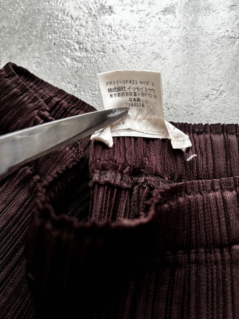 Pleats Please Wide-Leg Pants Loose-Fitting Issey Miyake 2