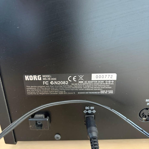 Korg Analog Synthesizer Ms-20 Mini