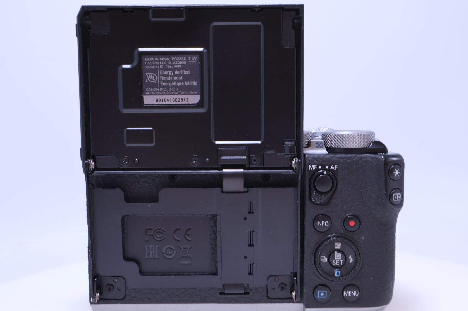 Canon Mirrorless Interchangeable Lips Eos M6 Mark Ii Eosm6Mk2Sl-Body (Silver)(