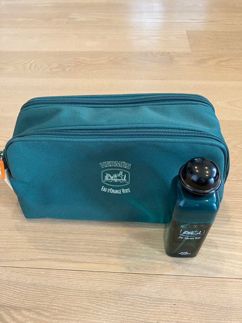 Hermes Pouches Eau D'Orange Verte Orange