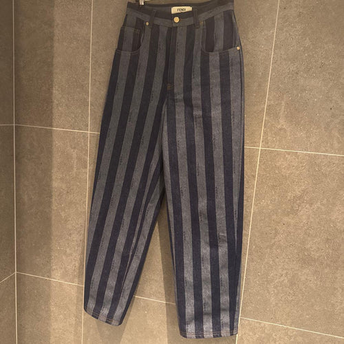 Fendi Wide-Leg Pants Loose-Fitting 38
