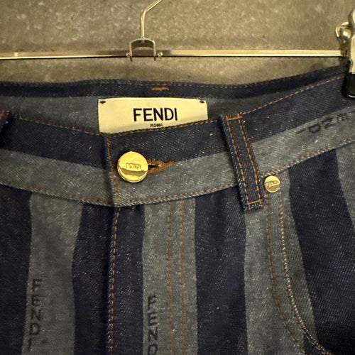 Fendi Wide-Leg Pants Loose-Fitting 38