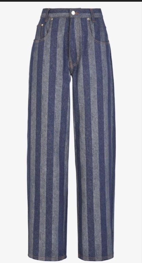 Fendi Wide-Leg Pants Loose-Fitting 38