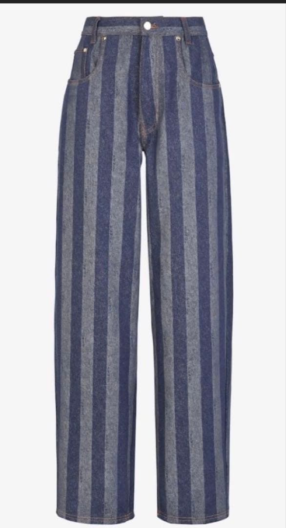 Fendi Wide-Leg Pants Loose-Fitting 38