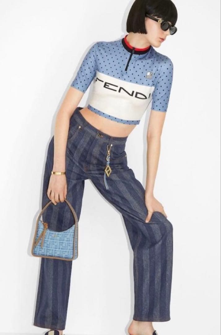 Fendi Wide-Leg Pants Loose-Fitting 38