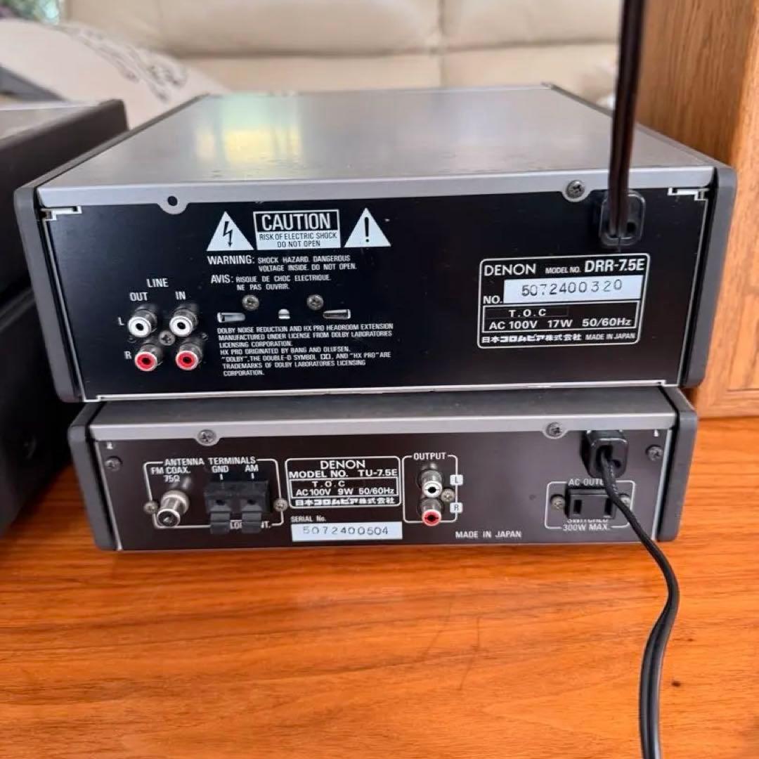 Denon Integrated Amplifiers Pma-7.5E,Dcd-7.5E,Tu-7.5E,Drr-7.5E
