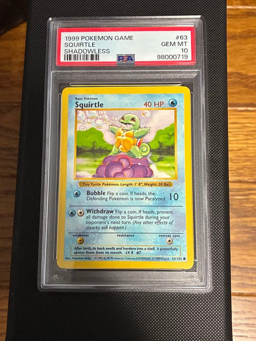 Pokemon Card Game Squirtle Psa10