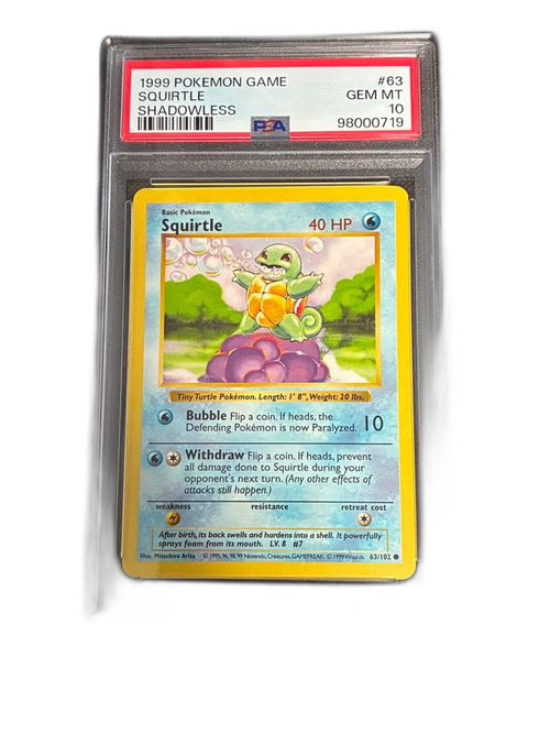 Pokemon Card Game Squirtle Psa10