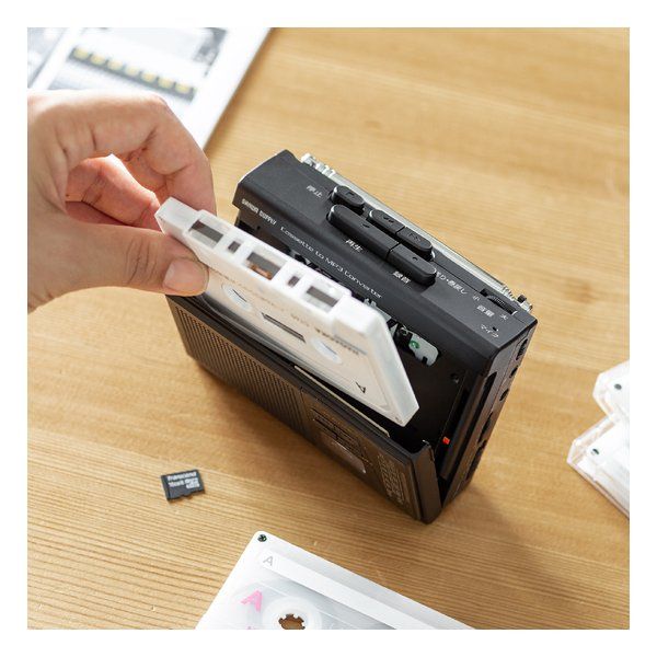 Sanwa Digital Audio Player Supply Microsd Med-Cscv1 (2663699)