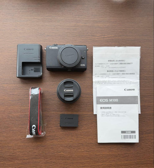 Canon Mirrorless Interchangeable Lens Cameras Eos M100 Ef-M 15-45Mm