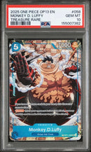 One Piece Card Game Psa10 D Tr Op11-058