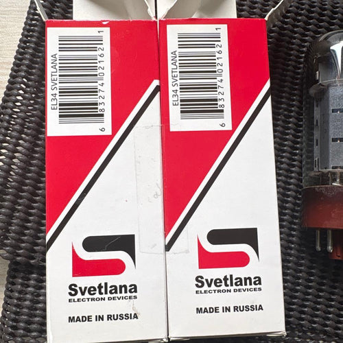 Vacuum Tubes Svetlana El34 2