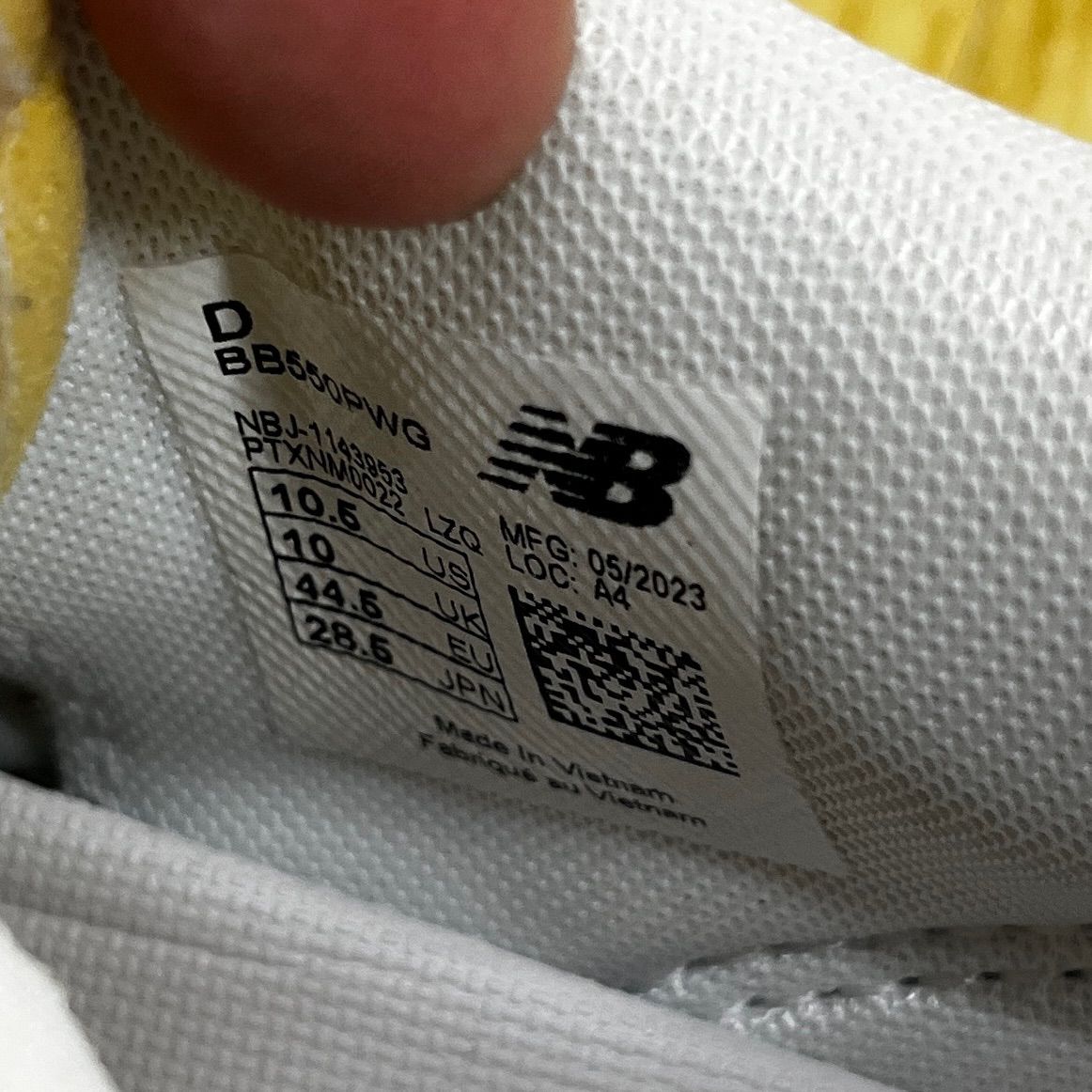New Balance Sneakers Bb550Pwg /28.5)