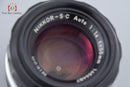 Nikon Lens (Single Focus) Nikkor-S.C Auto F/1.4