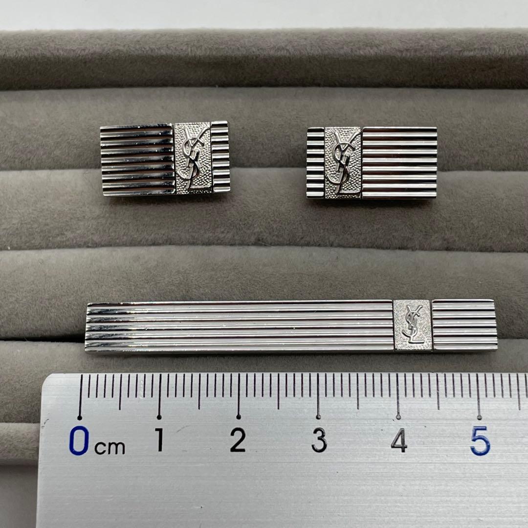 Yves Saint Laurent Tie Pins Clips Ysl